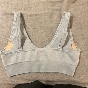 fashion nova sports bra baby blue